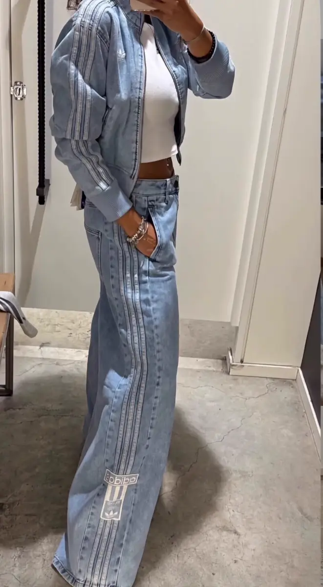 Jeans wide leg ADIBREAK (adidas Originals)