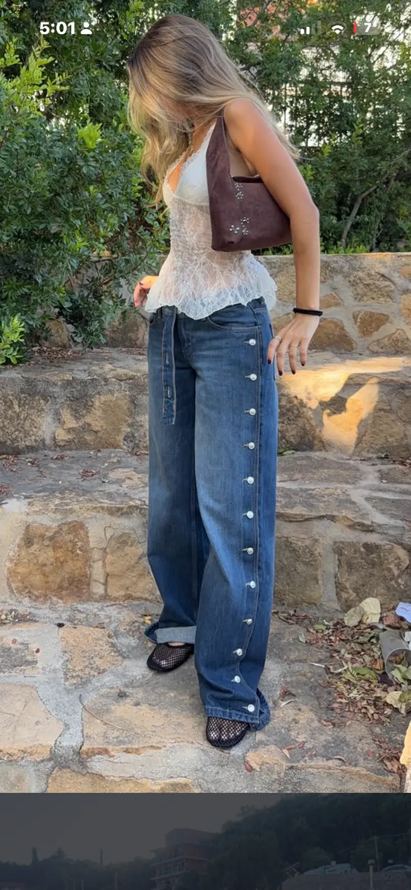 Jeans wide leg (Bershka)
