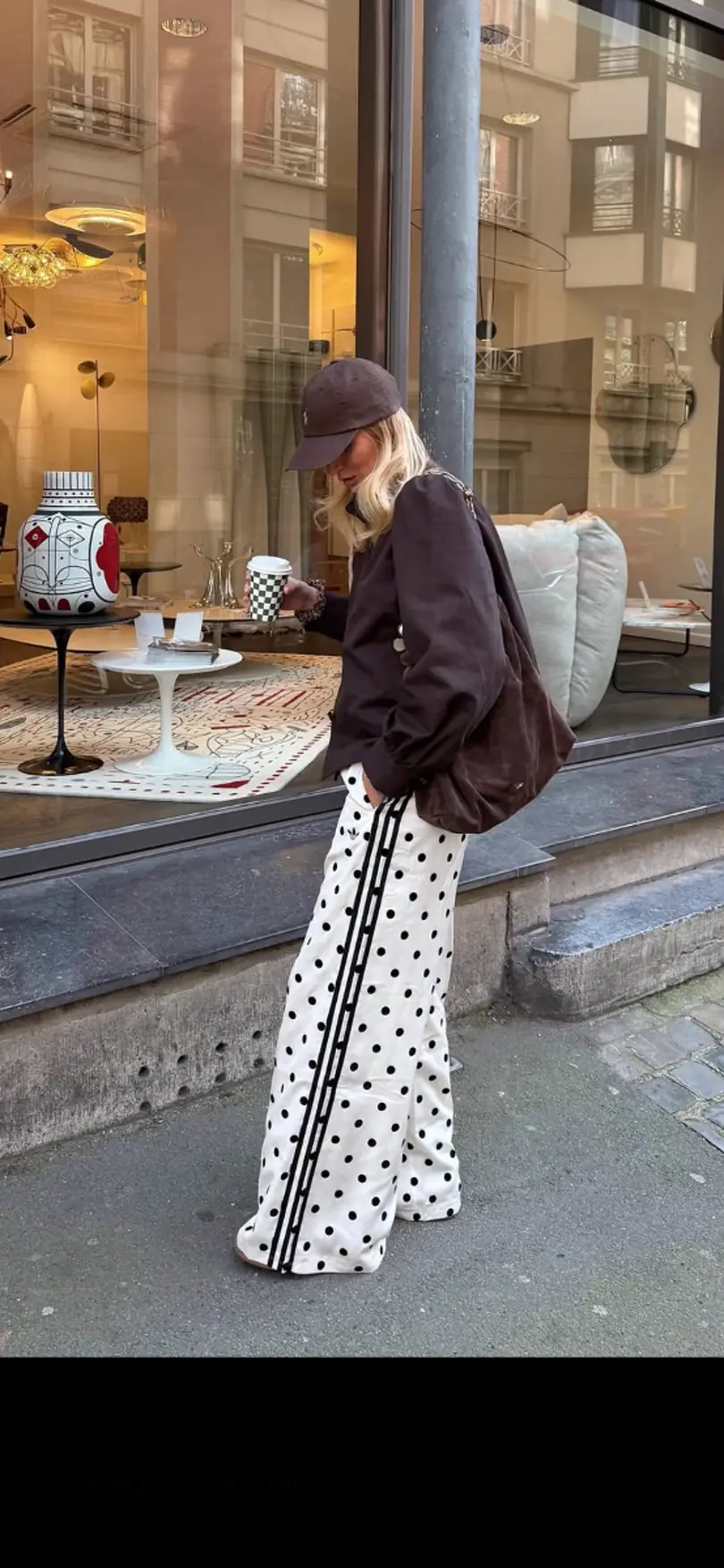 Pants satinados wide leg (Adidas originals)