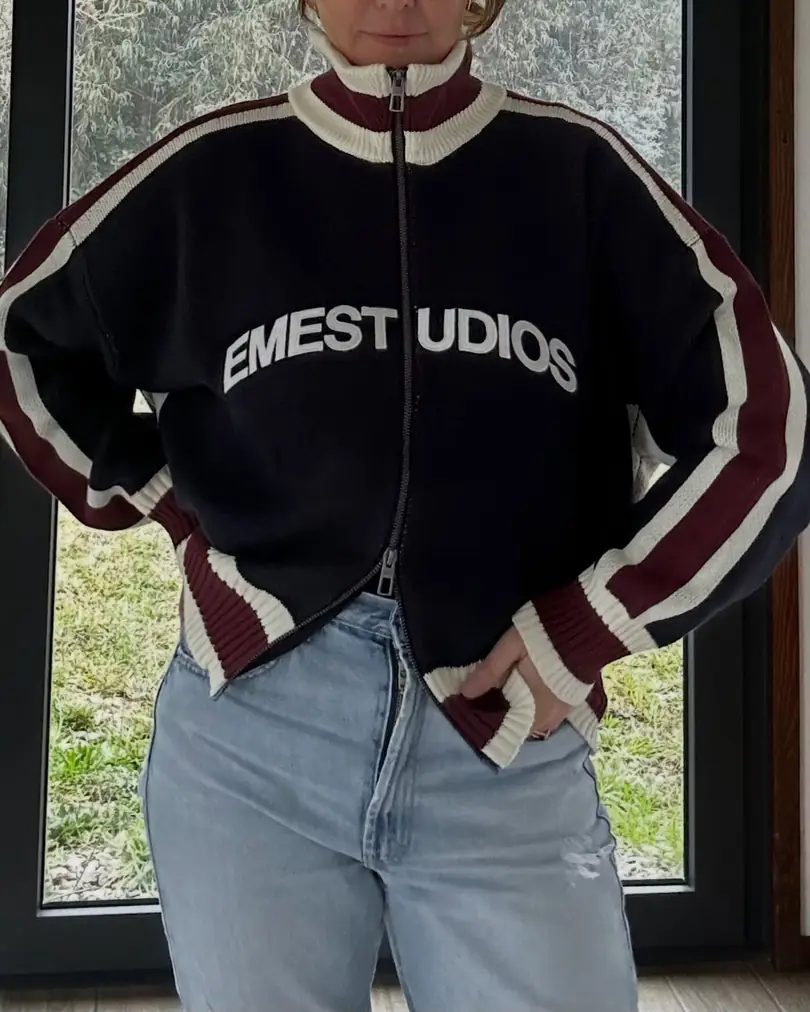 Conjunto deportivo blanco importado